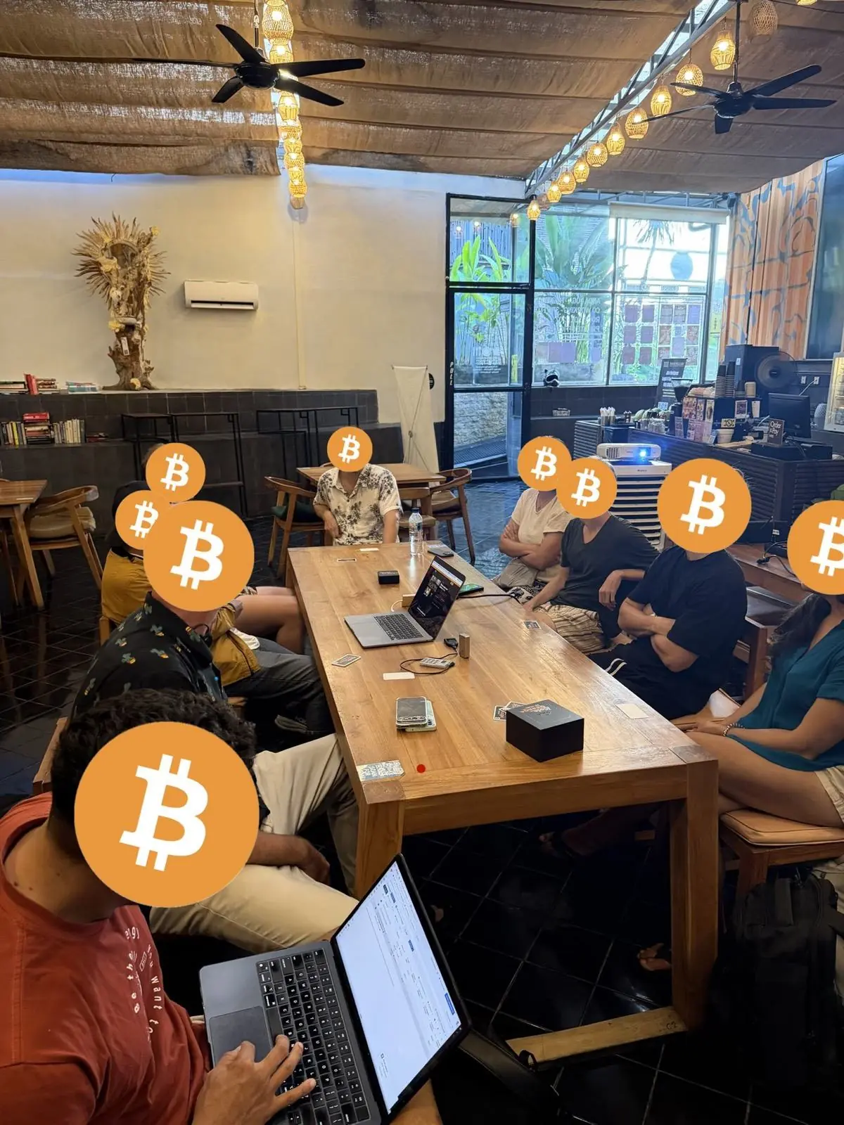 Code Orange builders in a roundtable workshop with laptops