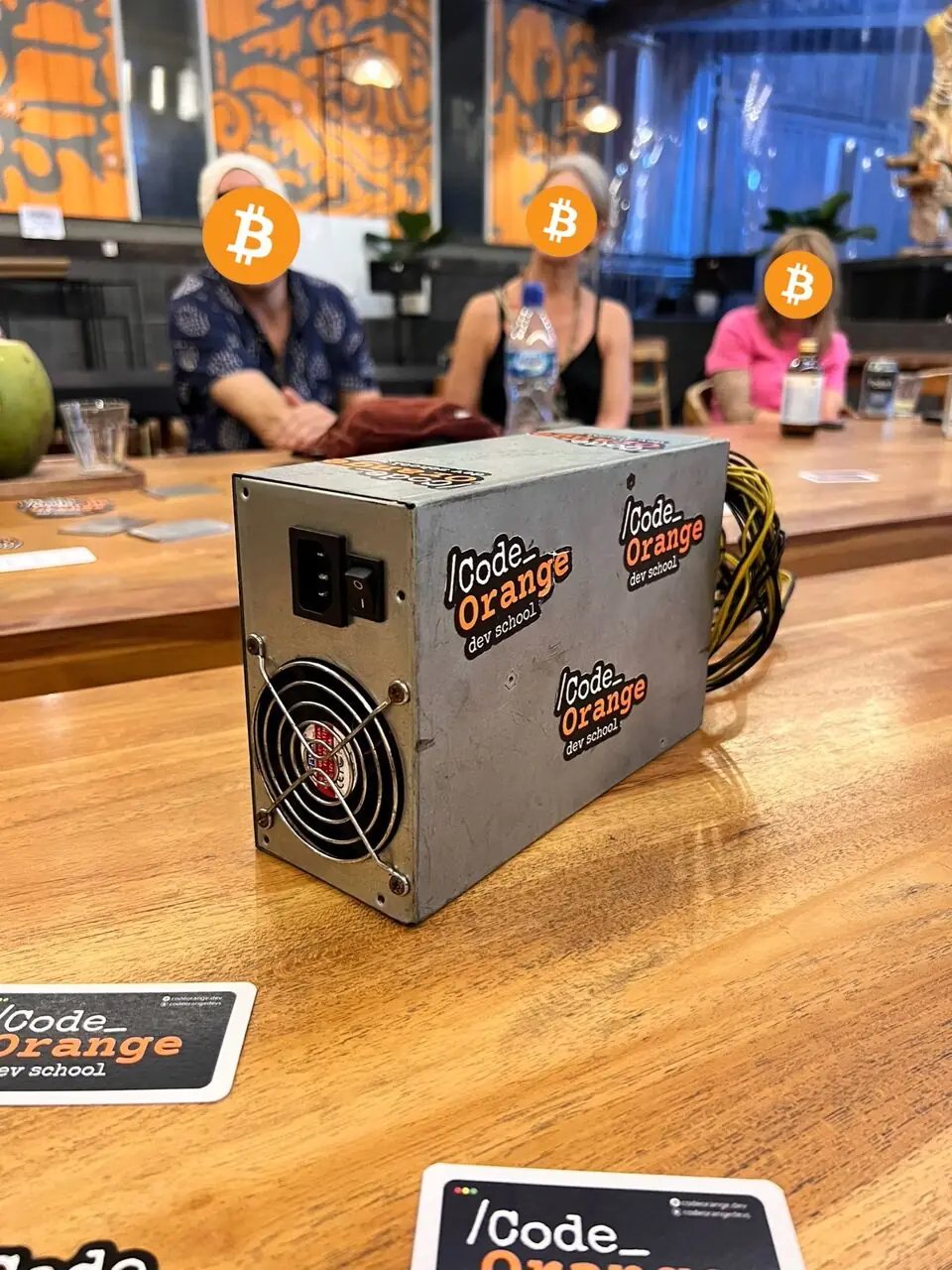 Bitcoin workshop in the Code Orange space