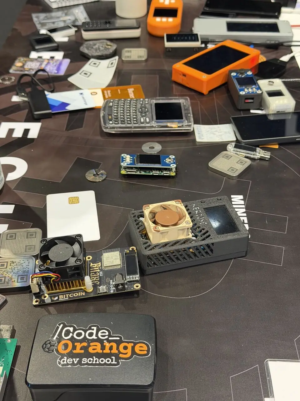 Hands-on Bitcoin workshop moment